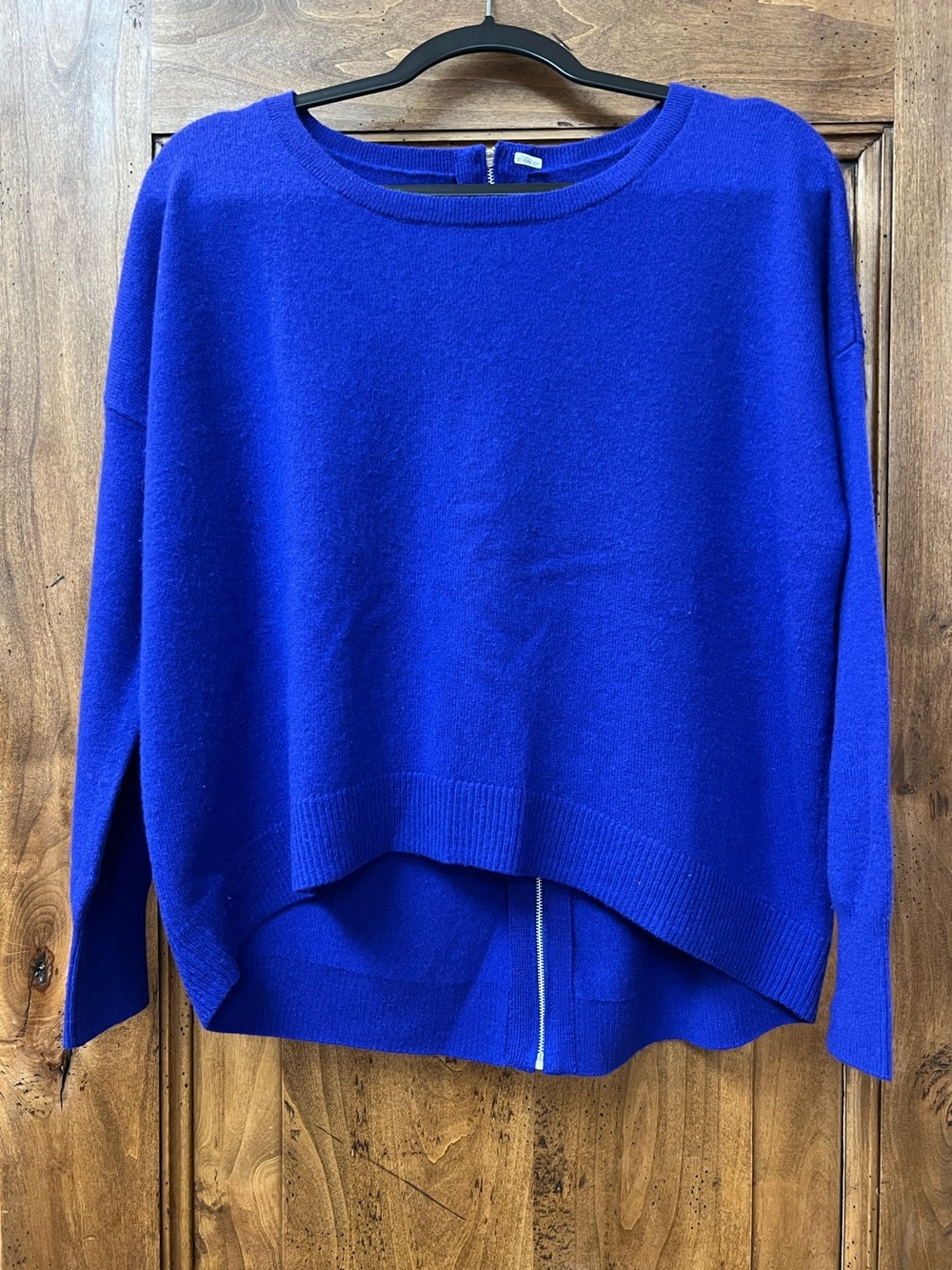 Autumn Cashmere Royal Blue Easy Crewneck Sweater NO TAG